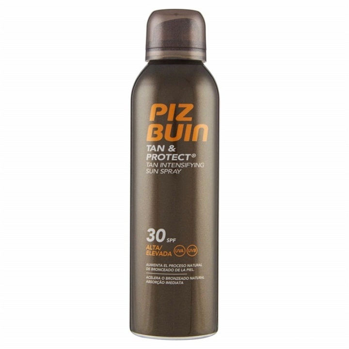 Piz Buin Tan & Protect Tan Intensifying Sun Spray, solbeskyttelsesfaktor SPF30 150 ml i gruppen HELSE OG SKJØNNHET / Hudpleie / Soling / Solkrem hos TP E-commerce Nordic AB (A12746)