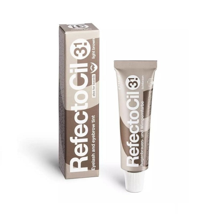 RefectoCil Øyevippe- og øyenbrynfarge Light Brown No. 3.1 - 15 ml i gruppen HELSE OG SKJØNNHET / Makeup / Øyne og øyebryn / Mascara hos TP E-commerce Nordic AB (A12838)