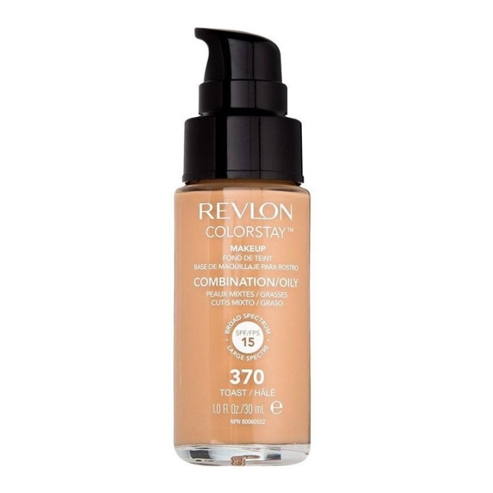 Revlon Colorstay Makeup Combination/Oily Skin - 370 Toast 30 ml i gruppen HELSE OG SKJØNNHET / Makeup / Makeup ansikt / Foundation hos TP E-commerce Nordic AB (A12878)