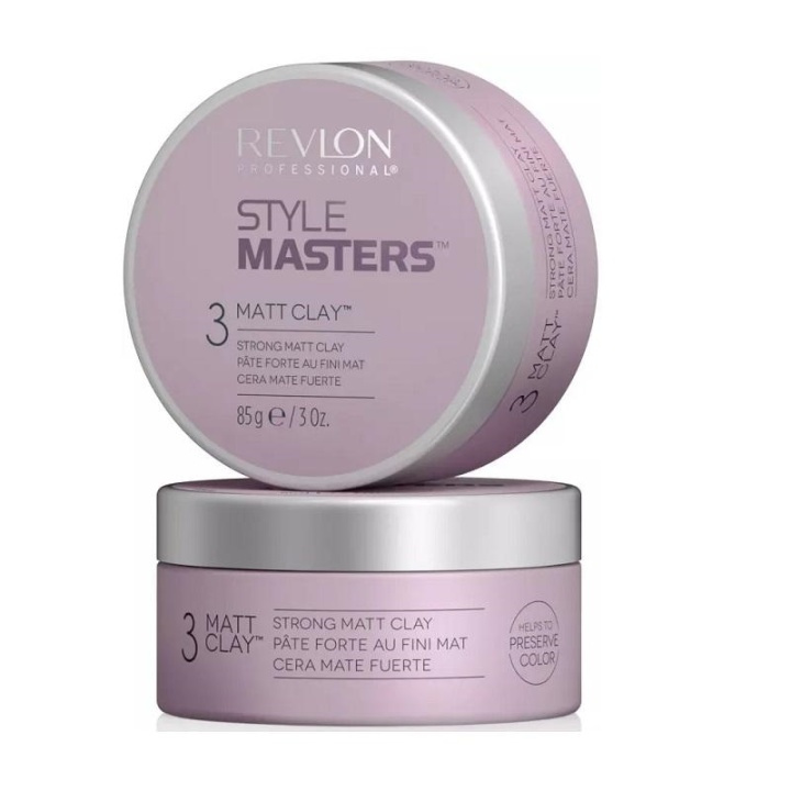 Revlon Style Masters 3 - Strong Matt Clay 85g i gruppen HELSE OG SKJØNNHET / Hår & styling / Hårstyling / Hårvoks hos TP E-commerce Nordic AB (A12884)