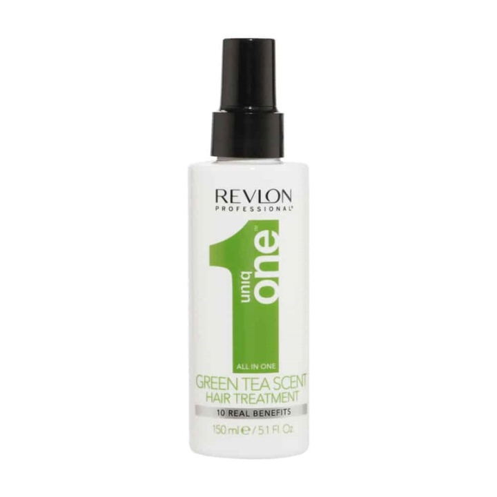Revlon Uniq One All In One Green Tea Hair Treatment 150 ml i gruppen HELSE OG SKJØNNHET / Hår & styling / Hårpleie / Balsamspray/Leave-in hos TP E-commerce Nordic AB (A12885)