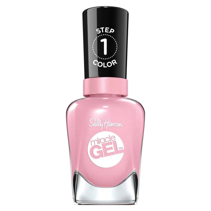Sally Hansen Miracle Gel Neglelakk 14.7ml - 160 Pinky Promise i gruppen HELSE OG SKJØNNHET / Manikyr/pedikyr / Neglelakk hos TP E-commerce Nordic AB (A12932)
