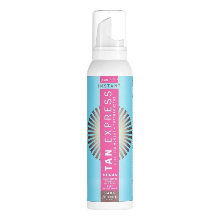 Sun Mist Tan Express Instant Self-Tan Mousse Dark 150 ml i gruppen HELSE OG SKJØNNHET / Hudpleie / Soling / Brun uten sol hos TP E-commerce Nordic AB (A13033)