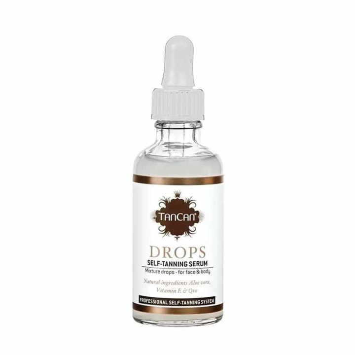 TanCan Drops selvbruningsserum 50 ml i gruppen HELSE OG SKJØNNHET / Hudpleie / Soling / Brun uten sol hos TP E-commerce Nordic AB (A13038)