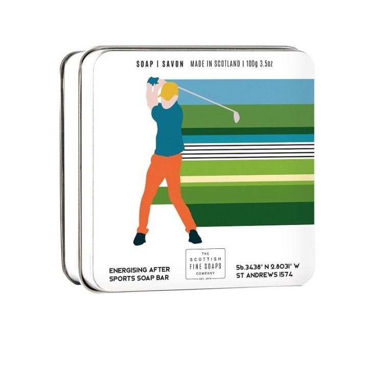 Scottish Fine Soaps Sports Soap Bar Golf 100 g i gruppen HELSE OG SKJØNNHET / Hår & styling / Skjeggpleie / Annen skjeggpleie hos TP E-commerce Nordic AB (A13061)