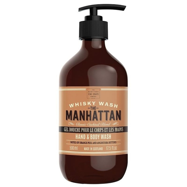 Scottish Fine Soaps The Manhattan Hand & Body Wash 500 ml i gruppen HELSE OG SKJØNNHET / Hår & styling / Skjeggpleie / Annen skjeggpleie hos TP E-commerce Nordic AB (A13063)