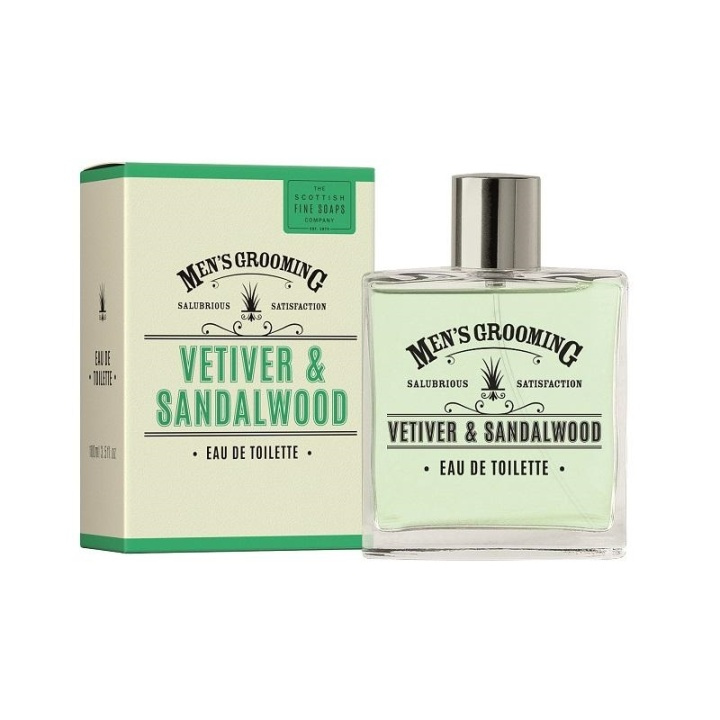 Scottish Fine Soaps Vetiver & Sandalwood Edt 100ml i gruppen HELSE OG SKJØNNHET / Gavesett / Gavesett for ham hos TP E-commerce Nordic AB (A13077)