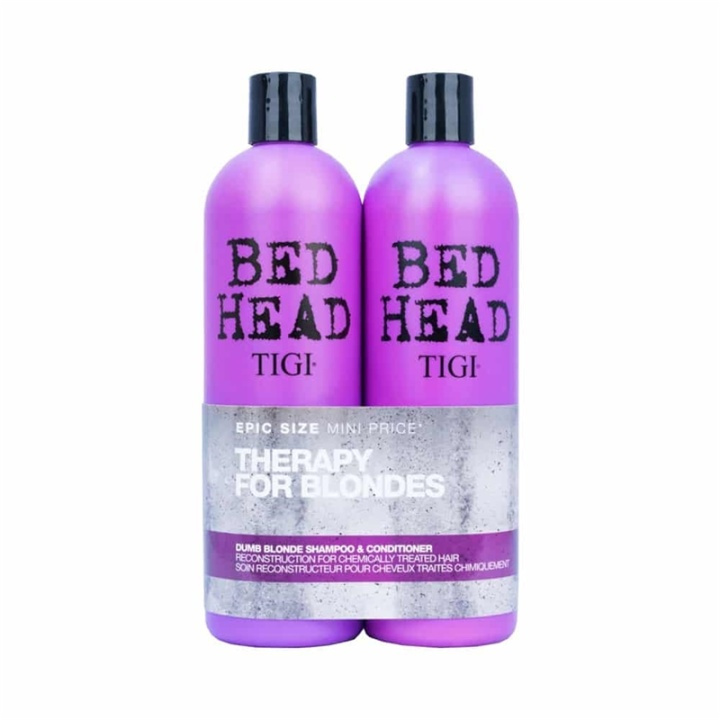 TIGI Bed Head Dumb Blonde Tweens 2x750 ml i gruppen HELSE OG SKJØNNHET / Hår & styling / Hårpleie / Sjampo hos TP E-commerce Nordic AB (A13090)