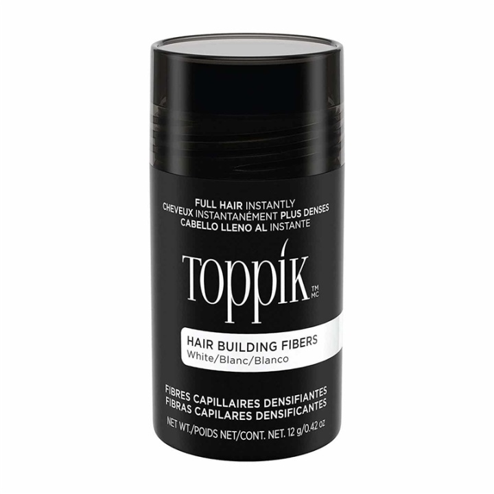 Toppik Hair Building Fibers Regular 12g - Hvit i gruppen HELSE OG SKJØNNHET / Hår & styling / Hårstyling / Volumprodukter hos TP E-commerce Nordic AB (A13108)