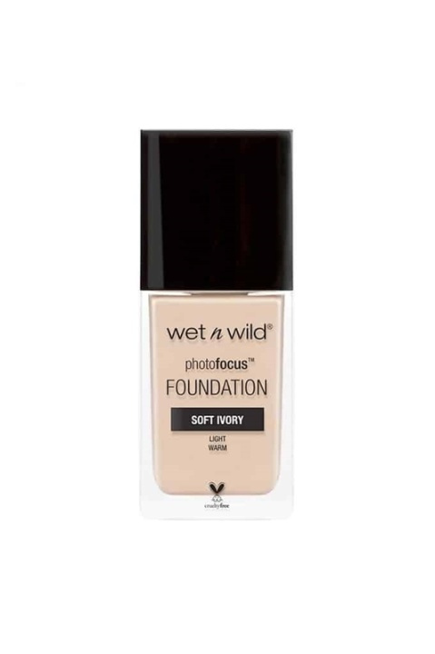 Wet n Wild Photo Focus Foundation Soft Ivory 30ml i gruppen HELSE OG SKJØNNHET / Makeup / Makeup ansikt / Foundation hos TP E-commerce Nordic AB (A13218)