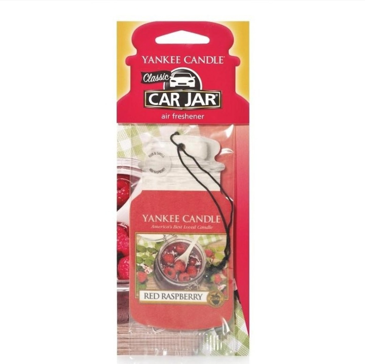 Yankee Candle Car Jar Air Freshener Red Raspberry i gruppen HELSE OG SKJØNNHET / Duft og parfyme / Andre dufter / Duftlys hos TP E-commerce Nordic AB (A13254)