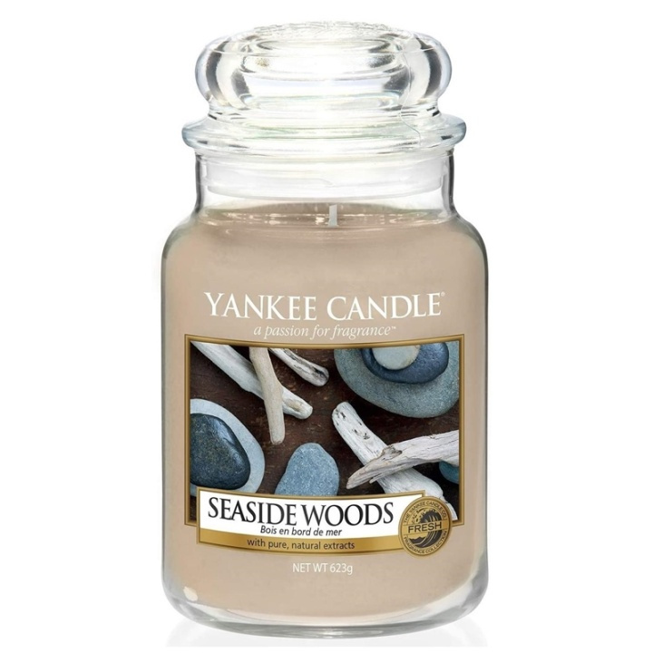 Yankee Candle Classic Large Jar Seaside Woods 623 g i gruppen HELSE OG SKJØNNHET / Duft og parfyme / Andre dufter / Duftlys hos TP E-commerce Nordic AB (A13265)