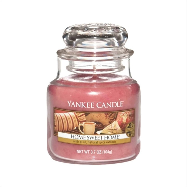 Yankee Candle Classic Small Jar Home Sweet Home 104g i gruppen HELSE OG SKJØNNHET / Duft og parfyme / Andre dufter / Duftlys hos TP E-commerce Nordic AB (A13310)