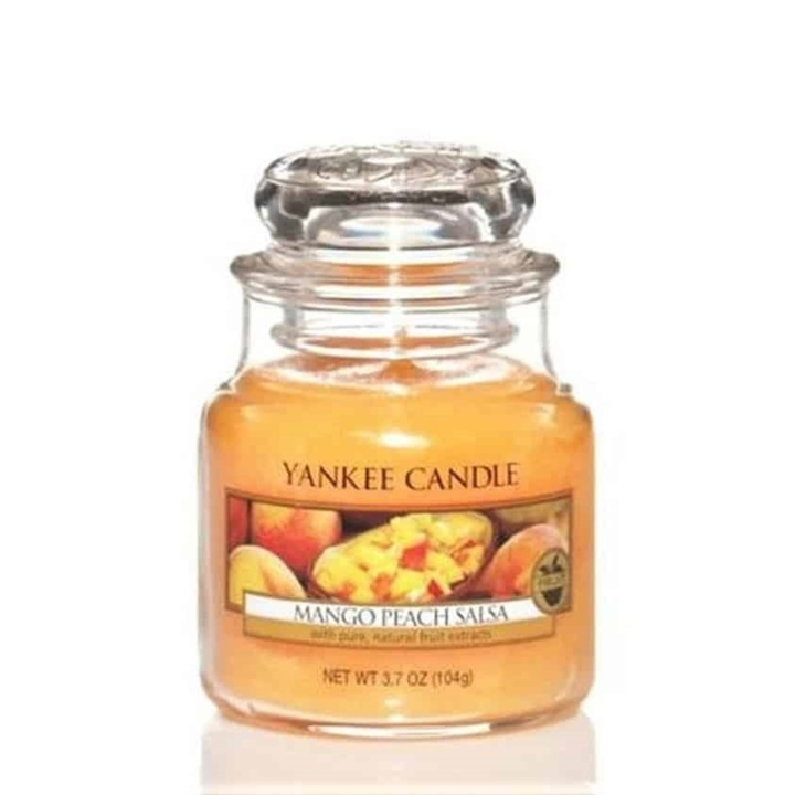 Yankee Candle Classic Small Jar Mango Peach Salsa 104g i gruppen HELSE OG SKJØNNHET / Duft og parfyme / Andre dufter / Duftlys hos TP E-commerce Nordic AB (A13312)