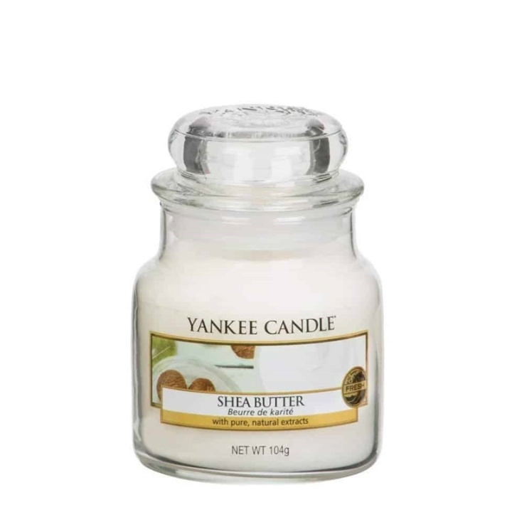Yankee Candle Classic Small Jar Shea Butter 104g i gruppen HELSE OG SKJØNNHET / Duft og parfyme / Andre dufter / Duftlys hos TP E-commerce Nordic AB (A13316)