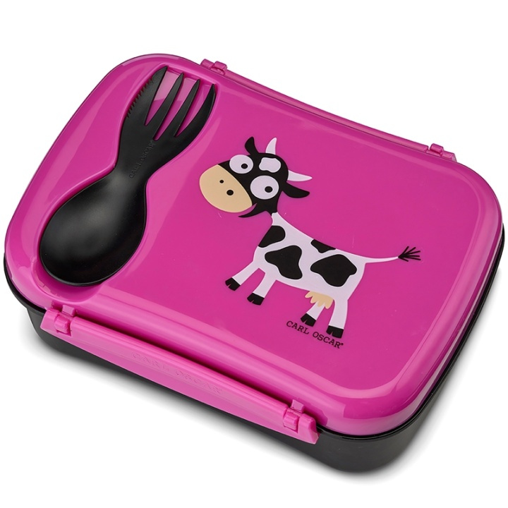 Carl Oscar N\'ice Box matboks med kjøleblokk Cerise i gruppen LEKER, BARN OG BABY / Spise & drikke / Barneserviser hos TP E-commerce Nordic AB (A13371)