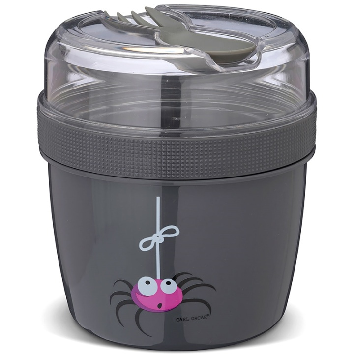 Carl Oscar N\'ice Cup - Matboks med kjøleskive Grå i gruppen LEKER, BARN OG BABY / Spise & drikke / Barneserviser hos TP E-commerce Nordic AB (A13374)