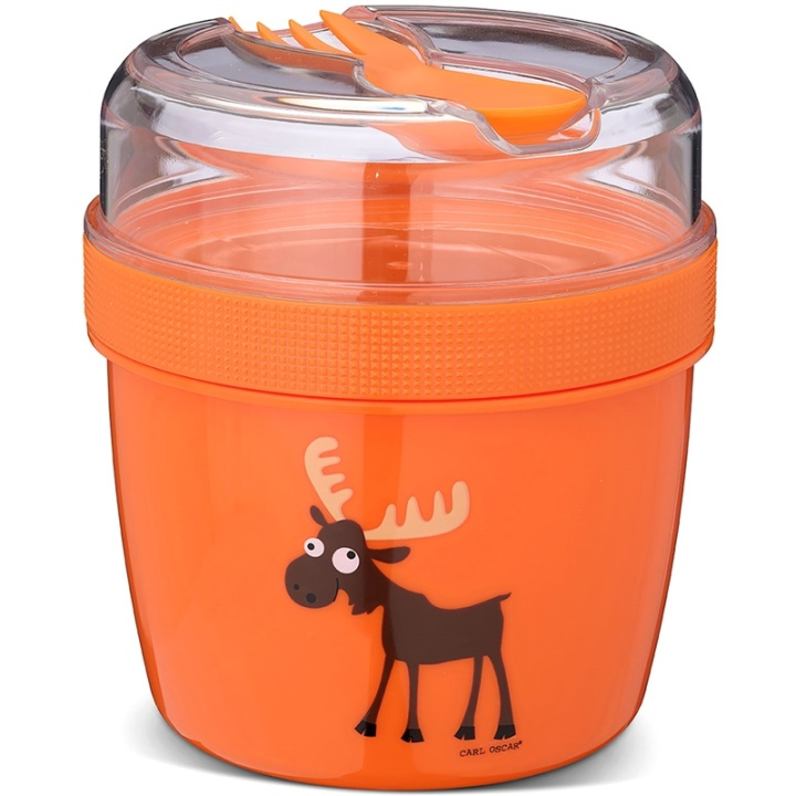 Carl Oscar N\'ice Cup - Matboks med kjøleskive Oransje i gruppen LEKER, BARN OG BABY / Spise & drikke / Barneserviser hos TP E-commerce Nordic AB (A13378)