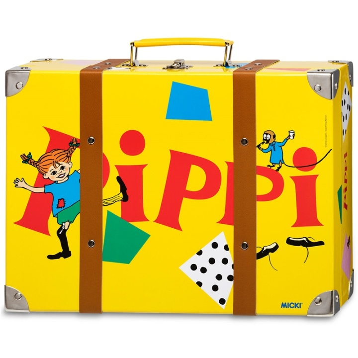 Pippi Koffert gul 32 cm i gruppen LEKER, BARN OG BABY / Barnerom / Lagring hos TP E-commerce Nordic AB (A13517)