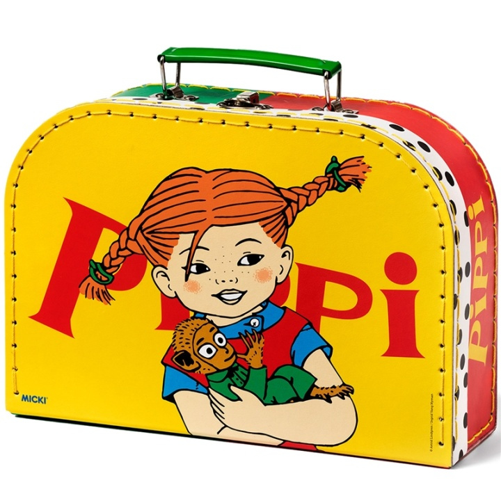 Pippi Resväska 25cm Gul i gruppen LEKER, BARN OG BABY / Reise / Barnevesker / Kofferter hos TP E-commerce Nordic AB (A13519)