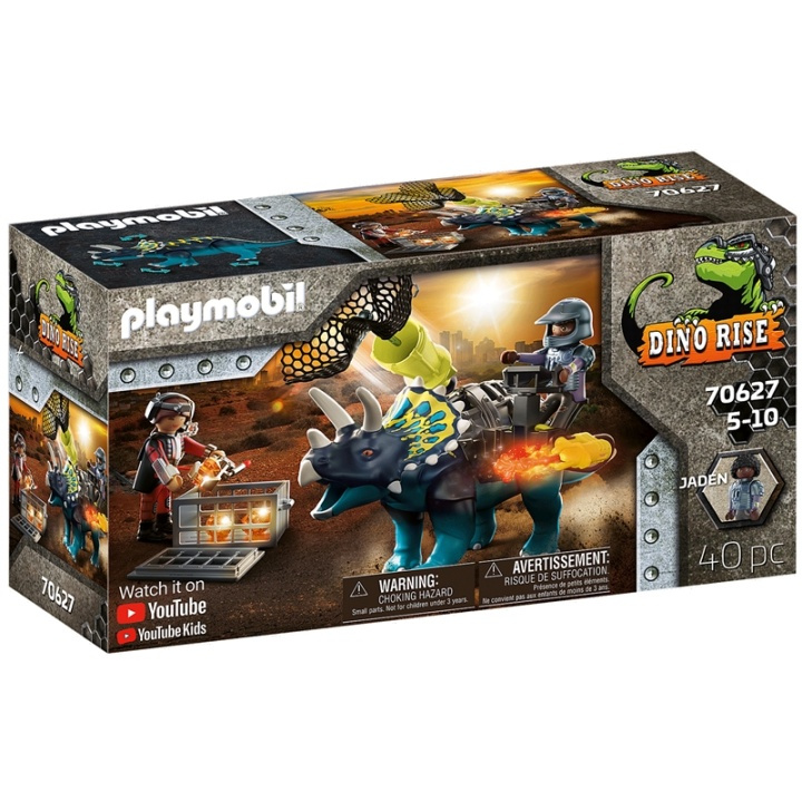 Playmobil Triceratops: Battle for the Le i gruppen LEKER, BARN OG BABY / Leker / Playmobil hos TP E-commerce Nordic AB (A13552)