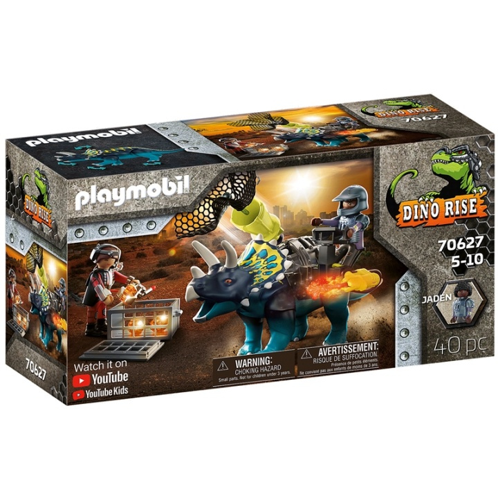 Playmobil Triceratops: Kampen om Le i gruppen LEKER, BARN OG BABY / Leker / Figurer, miniatyrer og tilbehør hos TP E-commerce Nordic AB (A13552)