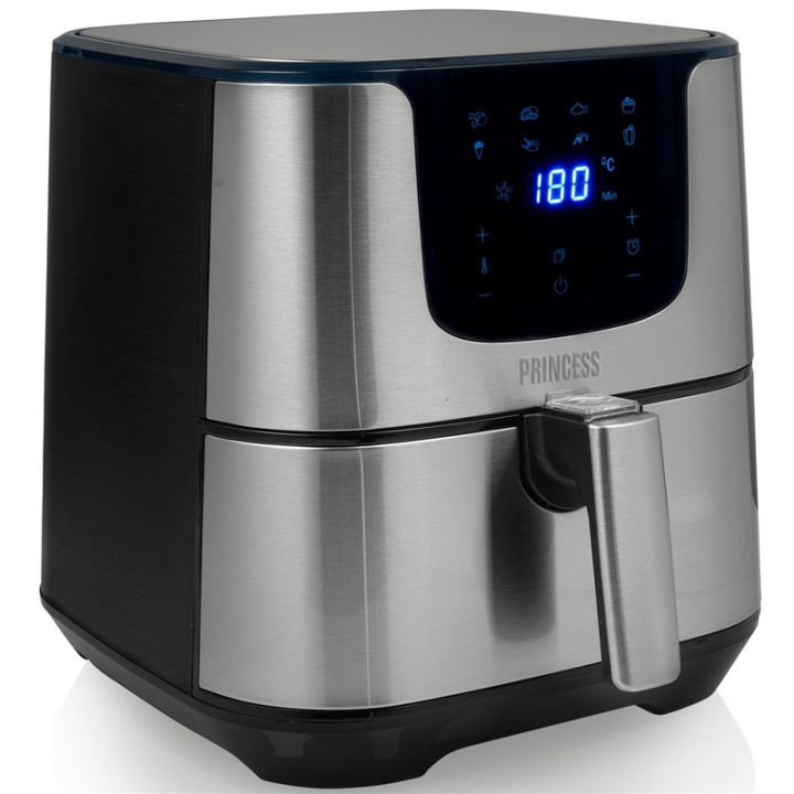 Princess Aerofryer Digital Deluxe 5,5L 1700W i rustfritt stål i gruppen HJEM, HUS OG HAGE / Husholdningsapparater / Airfryers og frityrkokere hos TP E-commerce Nordic AB (A13687)