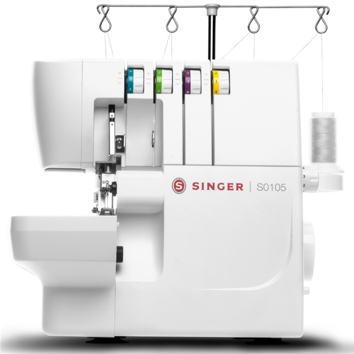 Singer Overlock-symaskin S0105 2-3-4 tråd i gruppen HJEM, HUS OG HAGE / Husholdningsapparater / Symaskiner og tilbehør / Symaskin hos TP E-commerce Nordic AB (A13696)