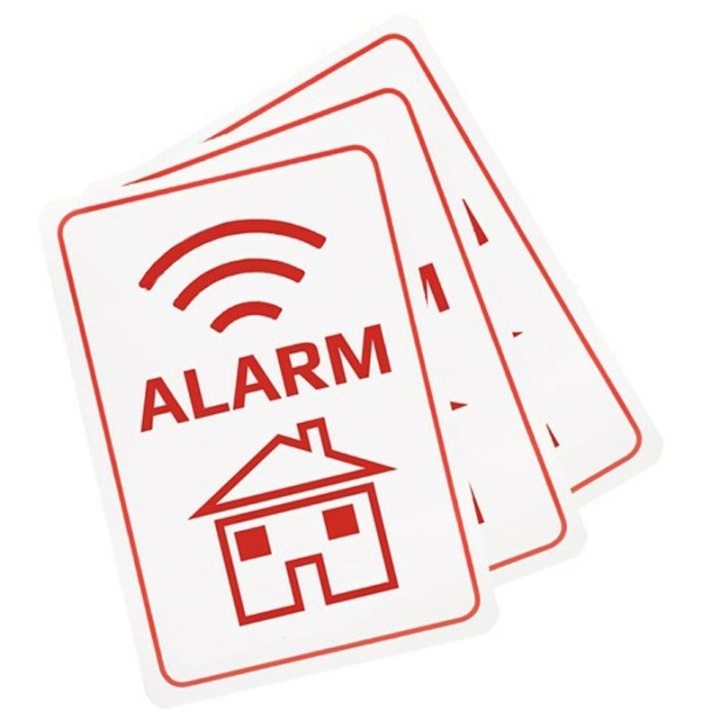 Denver Alarmetikett 3 stk/pakke i gruppen HJEM, HUS OG HAGE / Alarm, Sikkerhet og overvåking / Husalarm hos TP E-commerce Nordic AB (A13716)