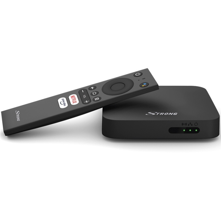 Strong SRT401 Android 4K TV-box Chrom i gruppen Elektronikk / Lyd & Bilde / TV og tilbehør / Smart-TV hos TP E-commerce Nordic AB (A13725)