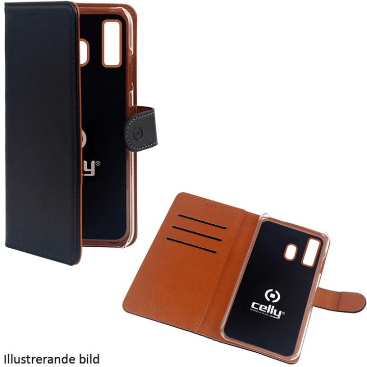 Celly Wallet Case Galaxy Xcover 5 Sv i gruppen SMARTTELEFON & NETTBRETT / Mobilbeskyttelse / Samsung hos TP E-commerce Nordic AB (A13769)