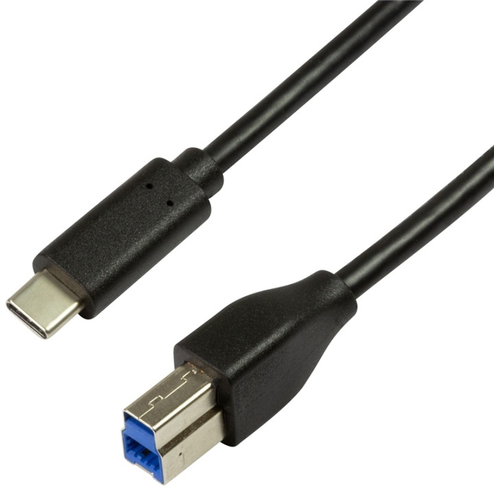 LogiLink USB3.2 Gen1x1 USB-C - USB-B 3. i gruppen Datautstyr / Kabler og adaptere / USB / USB-C hos TP E-commerce Nordic AB (A13792)