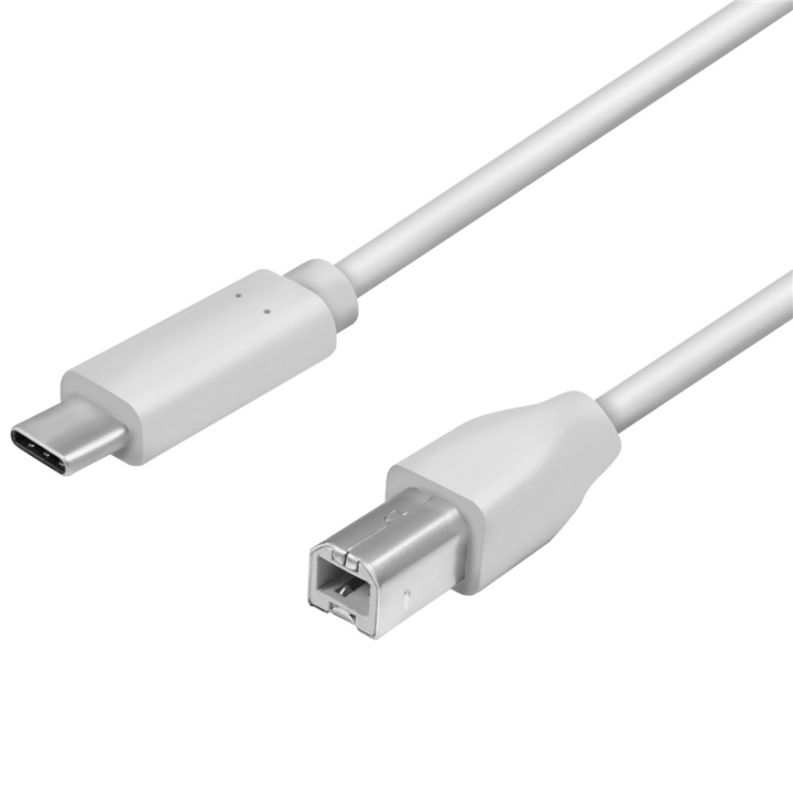 LogiLink USB-C - USB-B 2.0 2 meter i gruppen Datautstyr / Kabler og adaptere / USB / USB-C hos TP E-commerce Nordic AB (A13793)