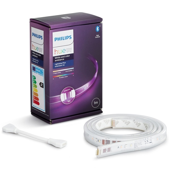 Philips Hue Lightstrip Plus V4, 1 m forlengelse i gruppen HJEM, HUS OG HAGE / Smarthus / Smart belysning hos TP E-commerce Nordic AB (A13839)