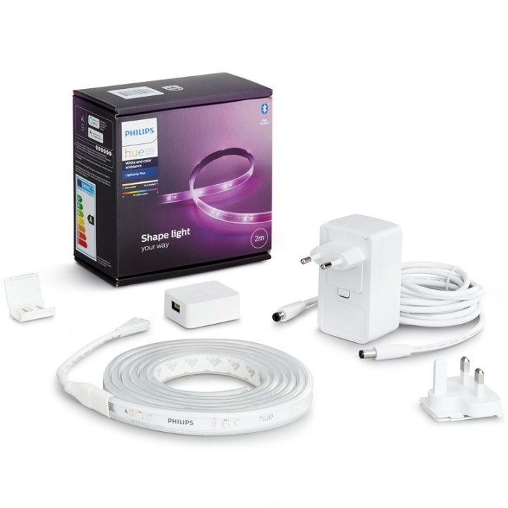 Philips Hue LightStrip Plus V4 2 m base i gruppen HJEM, HUS OG HAGE / Smarthus / Smart belysning hos TP E-commerce Nordic AB (A13840)