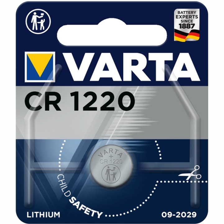 Varta CR1220 3V litium knappcellebatteri i gruppen Elektronikk / Batterier & Ladere / Batterier / knappcelle hos TP E-commerce Nordic AB (A13884)