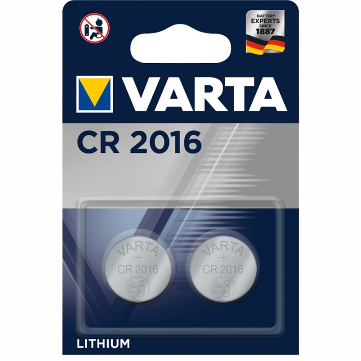 Varta CR2016 3V Lithium Knappcellsba i gruppen Elektronikk / Batterier & Ladere / Batterier / knappcelle hos TP E-commerce Nordic AB (A13887)