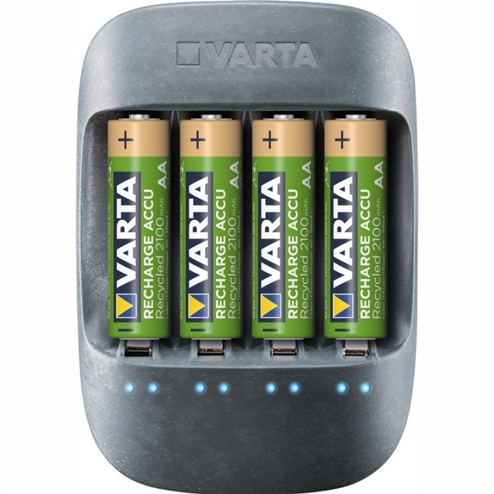 Varta Eco Charger Ekovänlig laddare i gruppen Elektronikk / Batterier & Ladere / Batterilader hos TP E-commerce Nordic AB (A13894)
