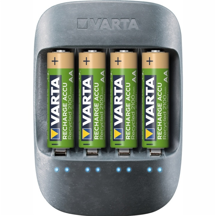 Varta Eco Charger Miljøvennlig lader i gruppen Elektronikk / Batterier & Ladere / Batterilader hos TP E-commerce Nordic AB (A13894)