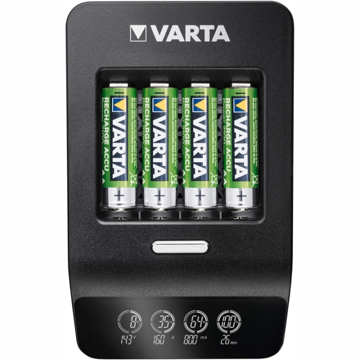 Varta LCD Ultra Fast Charger AA/AAA i gruppen Elektronikk / Batterier & Ladere / Batterilader hos TP E-commerce Nordic AB (A13896)