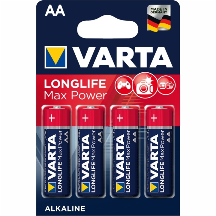 Varta Longlife Max Power AA / LR6 Ba i gruppen Elektronikk / Batterier & Ladere / Batterier / AA hos TP E-commerce Nordic AB (A13907)