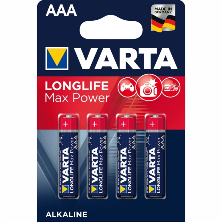 Varta Longlife Max Power AAA / LR03 i gruppen Elektronikk / Batterier & Ladere / Batterier / AAA hos TP E-commerce Nordic AB (A13908)