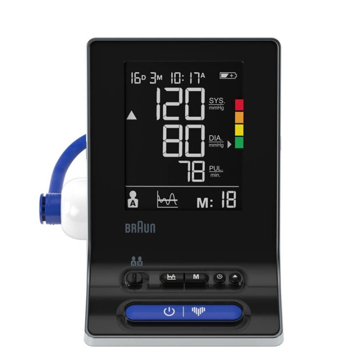 Braun ExactFit 3 Overarm Automatisk 2 bruker(e) i gruppen HELSE OG SKJØNNHET / Helsepleie / Blodtrykksmålere hos TP E-commerce Nordic AB (A13949)