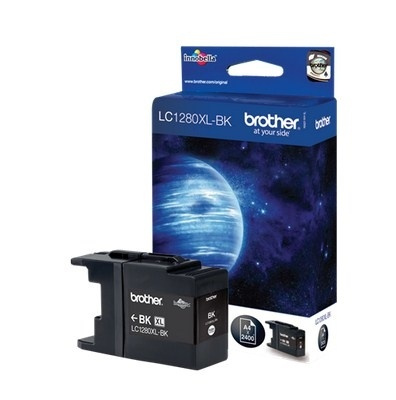 Brother LC1280XLBK blekkpatroner 1 stk Original svart i gruppen Datautstyr / Skrivere og tilbehør / Blekk og toner / Blekkpatroner / Brother hos TP E-commerce Nordic AB (A13984)