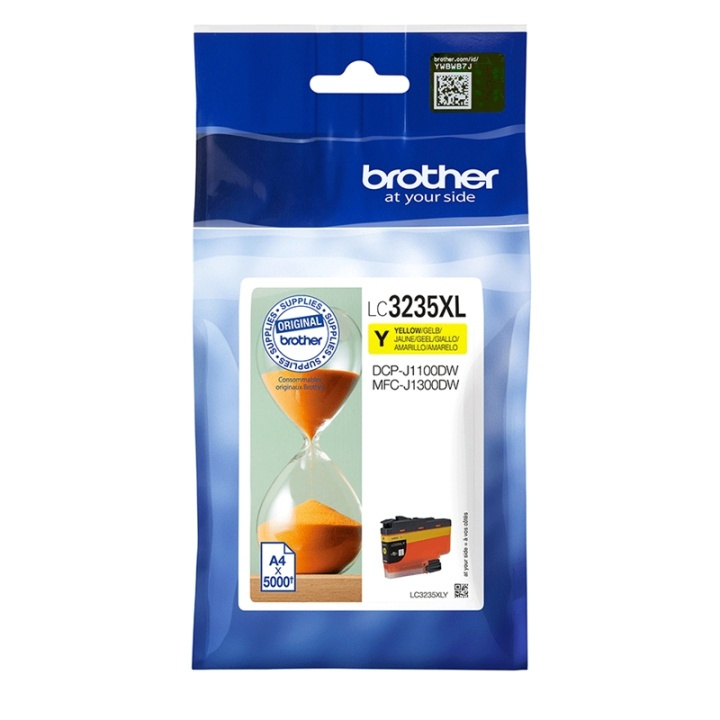 Brother LC-3235XLY blekkpatroner 1 stk. originale blekkpatroner med høy (XL) kapasitet, gul i gruppen Datautstyr / Skrivere og tilbehør / Blekk og toner / Blekkpatroner / Brother hos TP E-commerce Nordic AB (A14028)