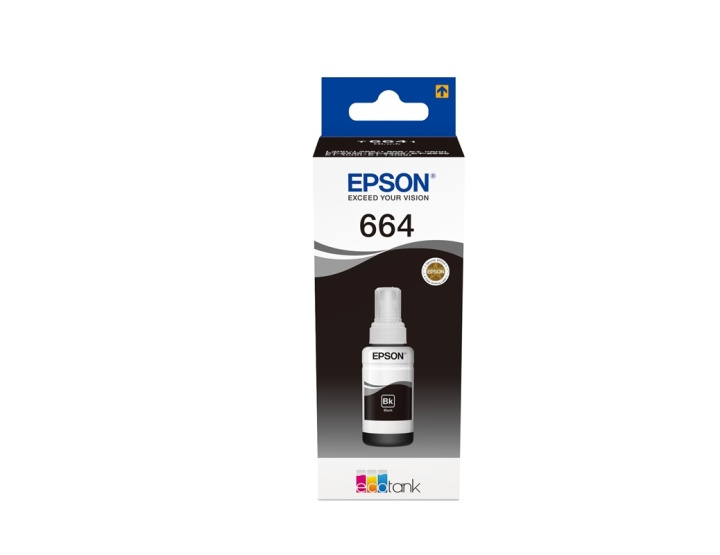 Epson Blekk C13T664140 664 Svart Ecotank i gruppen Datautstyr / Skrivere og tilbehør / Blekk og toner / Blekkpatroner / Epson hos TP E-commerce Nordic AB (A14249)