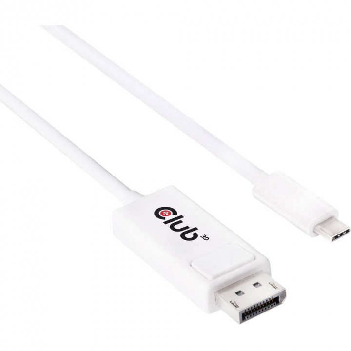 Club 3D USB 3.1 Type C Cable to DisplayPort 1.2m i gruppen Datautstyr / Kabler og adaptere / DisplayPort / Adaptere hos TP E-commerce Nordic AB (A14280)
