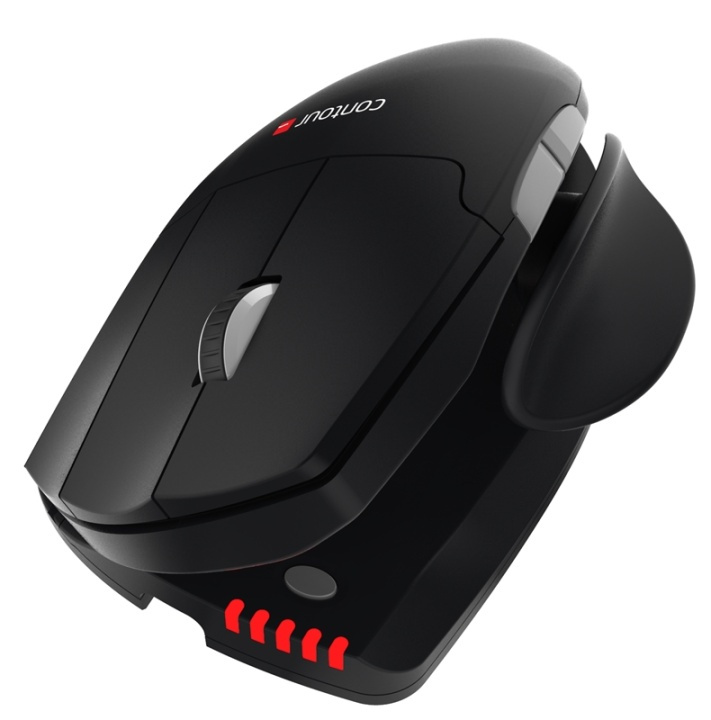 Contour Design Unimouse Wireless datamus høyre hånd RF trådløs 2800 DPI i gruppen Datautstyr / Mus & Tastatur / Mus / Trådløs hos TP E-commerce Nordic AB (A14396)