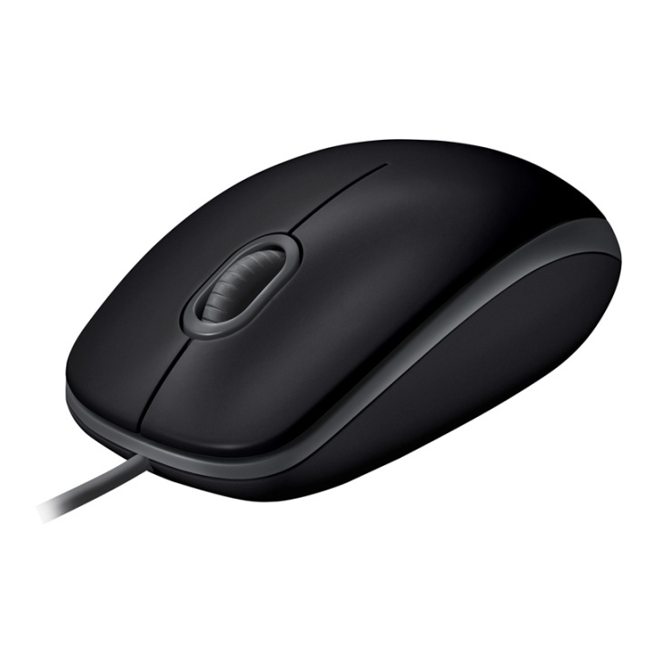 Logitech B110 datormöss Ambidextrous USB Type-A Optisk 1000 DPI i gruppen Datautstyr / Mus & Tastatur / Mus / via kabel hos TP E-commerce Nordic AB (A14412)