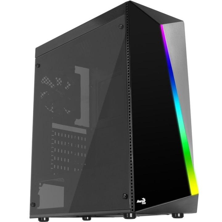 Aerocool Shard Midi Tower Black i gruppen Datautstyr / PC-Komponenter / Chassis hos TP E-commerce Nordic AB (A14500)